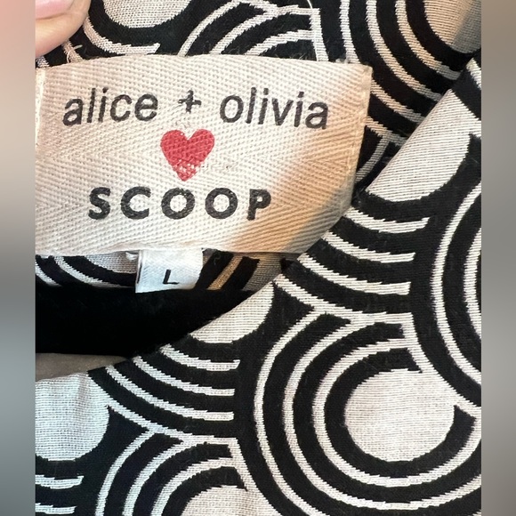 Alice + Olivia mod shift mini dress sz L - Picture 8 of 8